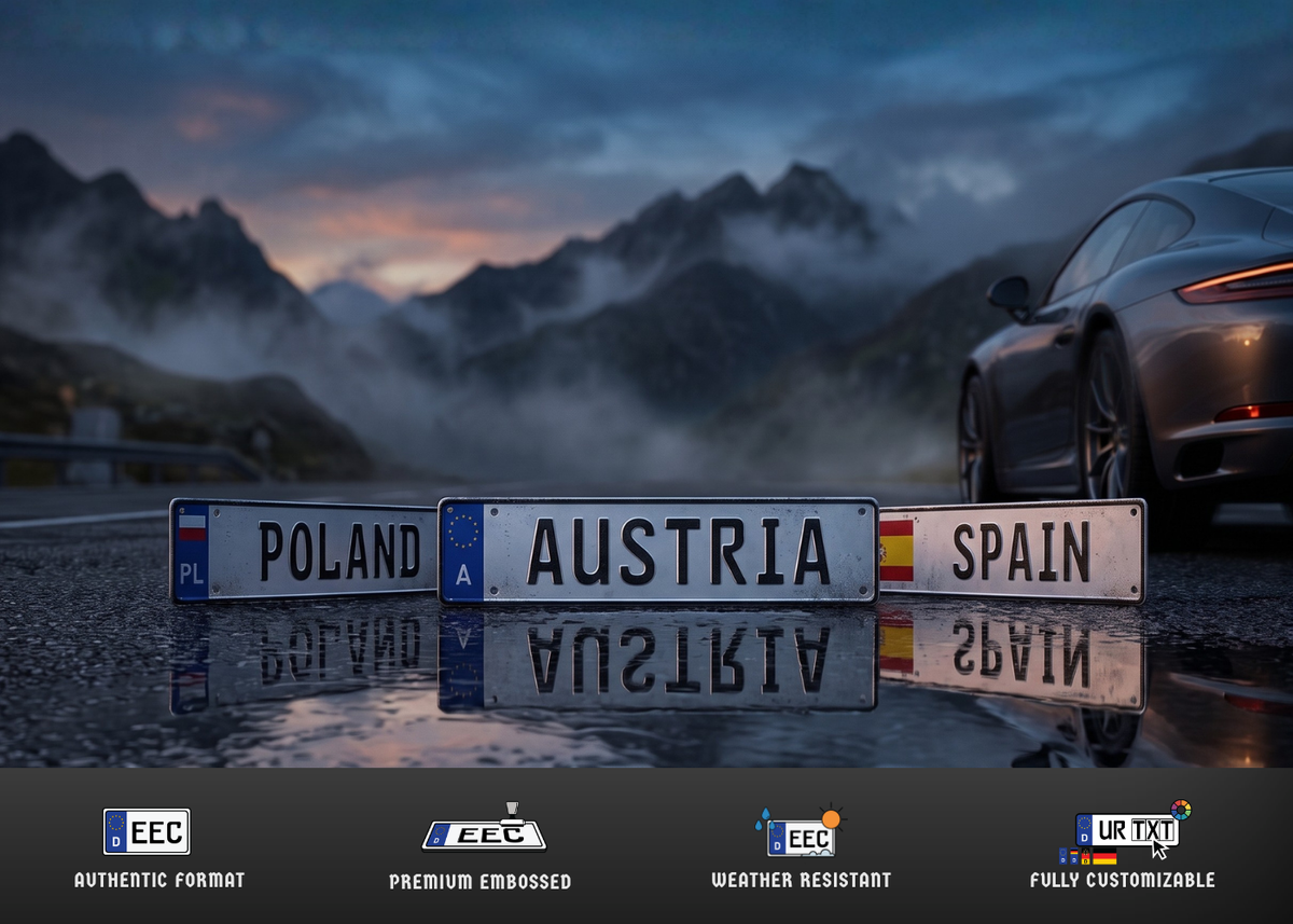 European License Plates