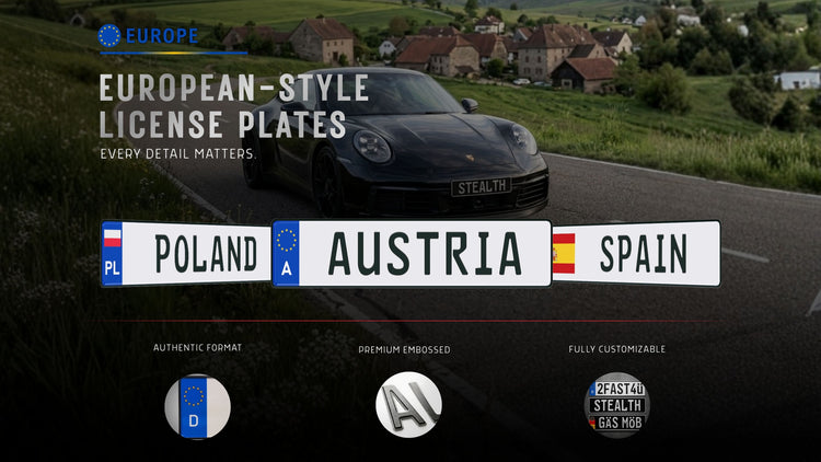 European License Plates