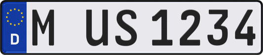 Munich License Plate