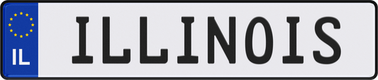 Illinois License Plate
