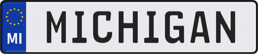 Michigan License Plate