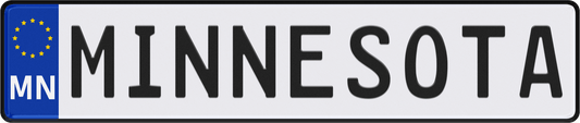 Minnesota License Plate