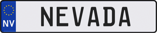 Nevada License Plate