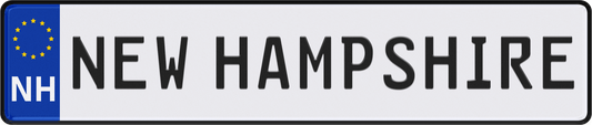 New Hampshire License Plate