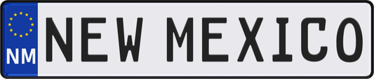 New Mexico License Plate
