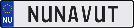 Nunavut License Plate