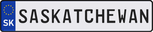 Saskatchewan License Plate