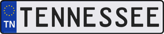 Tennessee License Plate