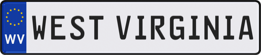 West Virginia License Plate