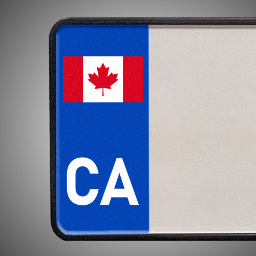 Canada Euro-Style License Plates