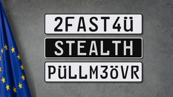 Plain Old Style Euro Plates