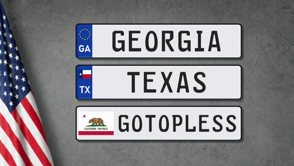 US Euro-Style License Plates